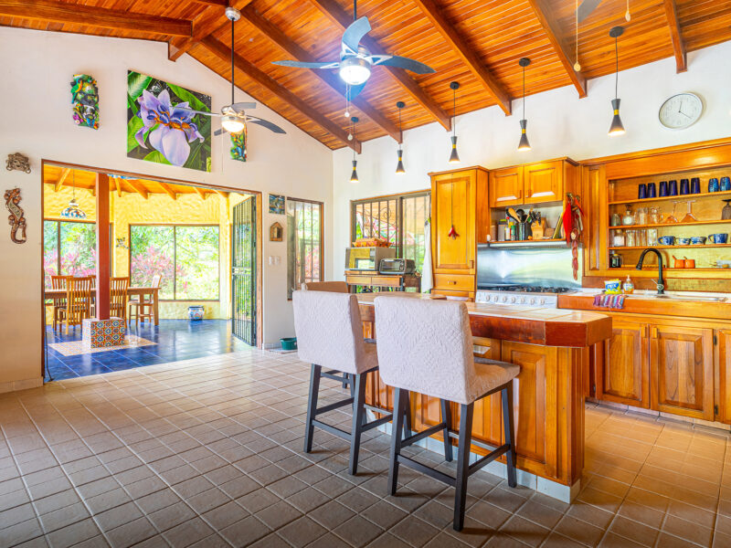 Oasis de Montaña con Vista al Mar y Casa de Huéspedes en Ojochal